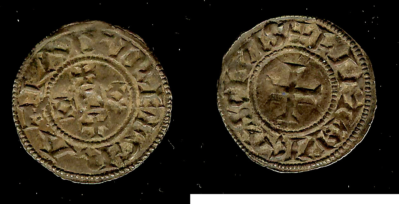 Carolingian denier of Eudes(888-897) EF+